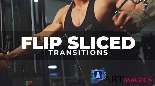 Flip Sliced Transitions 905748 - After Effects Presets