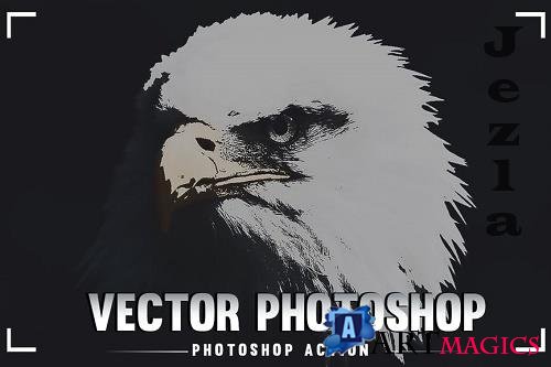 Vector Art Photoshop Action