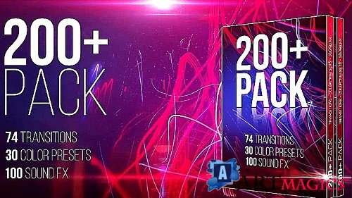 200+ Pack - Transitions - Color Presets - Sound FXs 90884 - Premiere Pro Templates