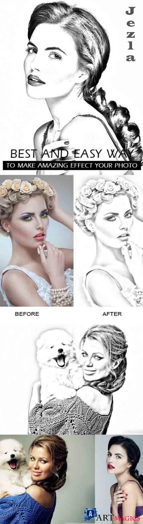 GraphicRiver - Sketch Art Photoshop Action 30781365