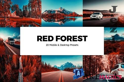 20 Red Forest Lightroom Presets - 6035061