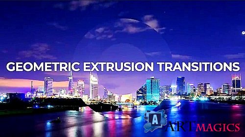 Geometric Extrusion Transitions 429916 - Premiere Pro Presets