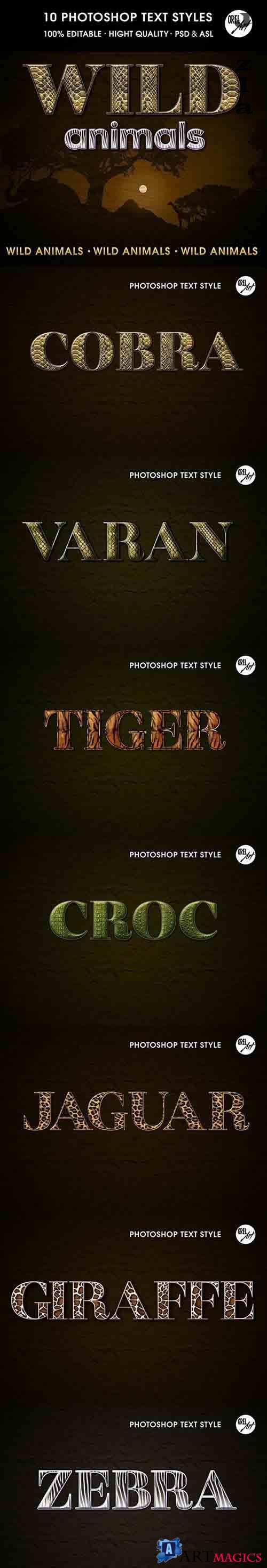 GraphicRiver - Wild Animals Text Styles 30385880