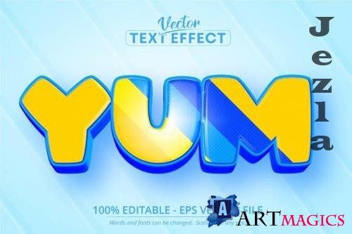 Cartoon Style Editable Text Effect