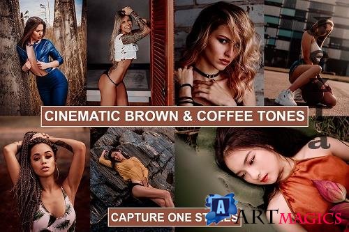 Cinematic Brown Film tones Styles for Capture One - 1329783