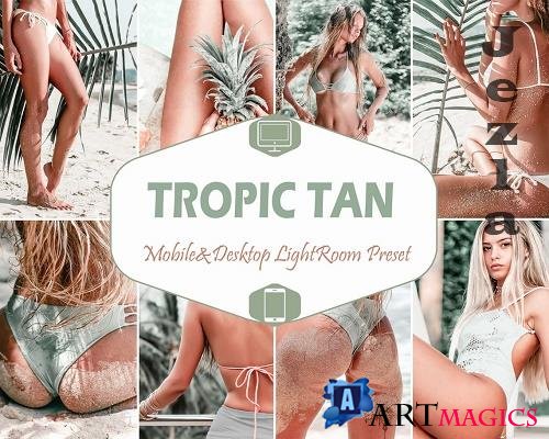 12 Tropic Tan Mobile & Desktop Lightroom Presets