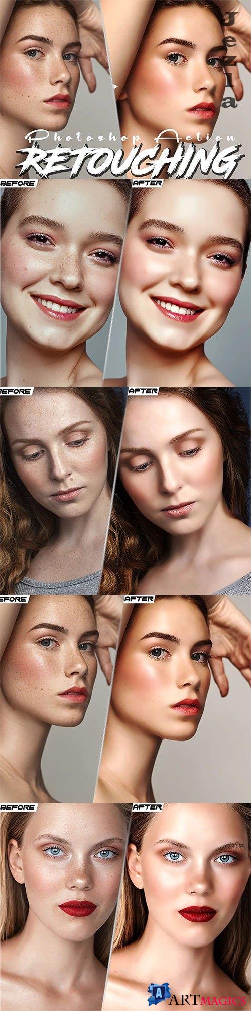 Skin Retouching Photoshop Action