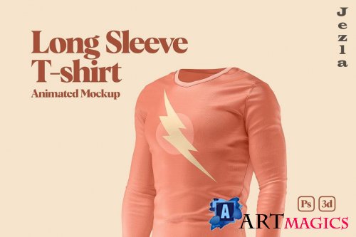 CreativeMarket - Long Sleeve T-shirt Animated Mockup 6040925 »   - проекты и лучшая графика для креативных дизайнеров и видеомонтажёров