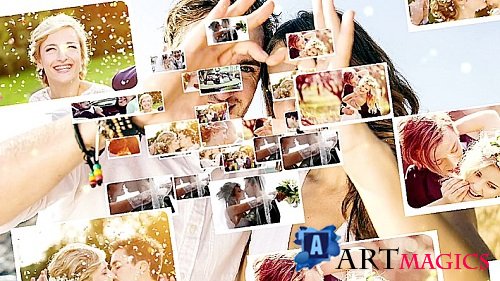 Wedding Beautiful photo wall 1446637 - Project for After Effects