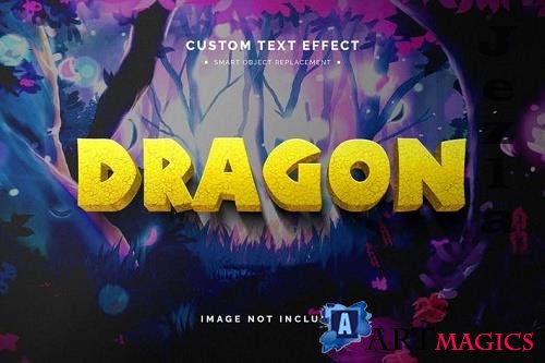 Magical 3D Text Effect Mockup