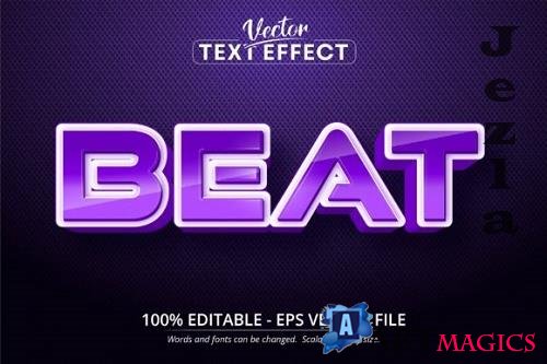 Beat Text, Cartoon Style Text Effect