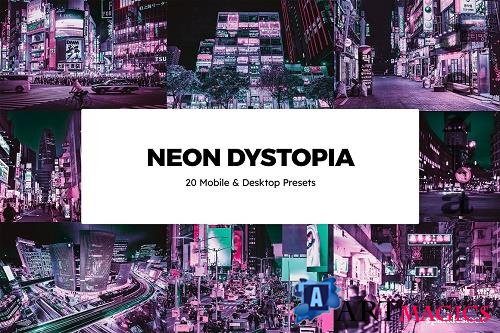 20 Neon Dystopia Lightroom Presets - 6134519