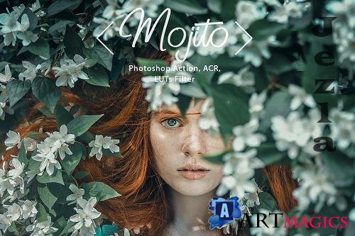 8 Photoshop Actions ACR Presets LUT Filters Mojito - 1364921