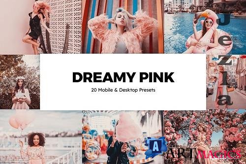 20 Dreamy Pink Lightroom Presets - 6147372