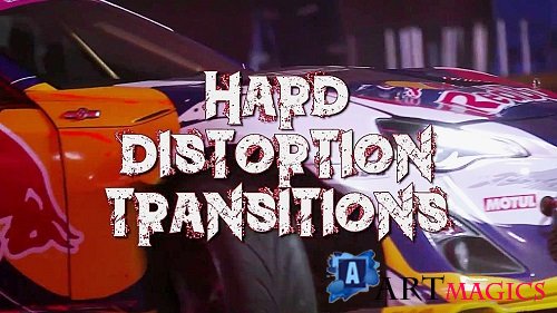 Hard Distortion Transitions - Premiere Pro Presets