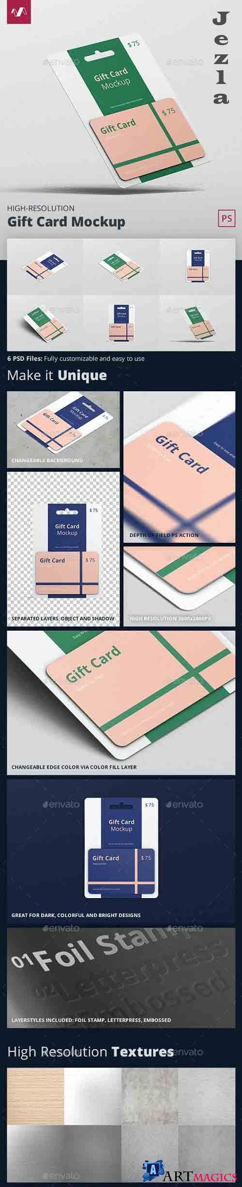 Gift Card Mockup - 31941223