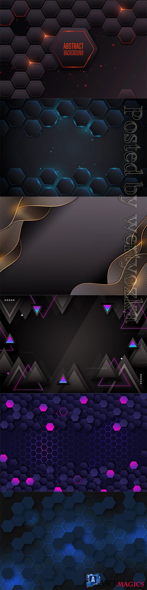 Luxury abstract geometric vector background