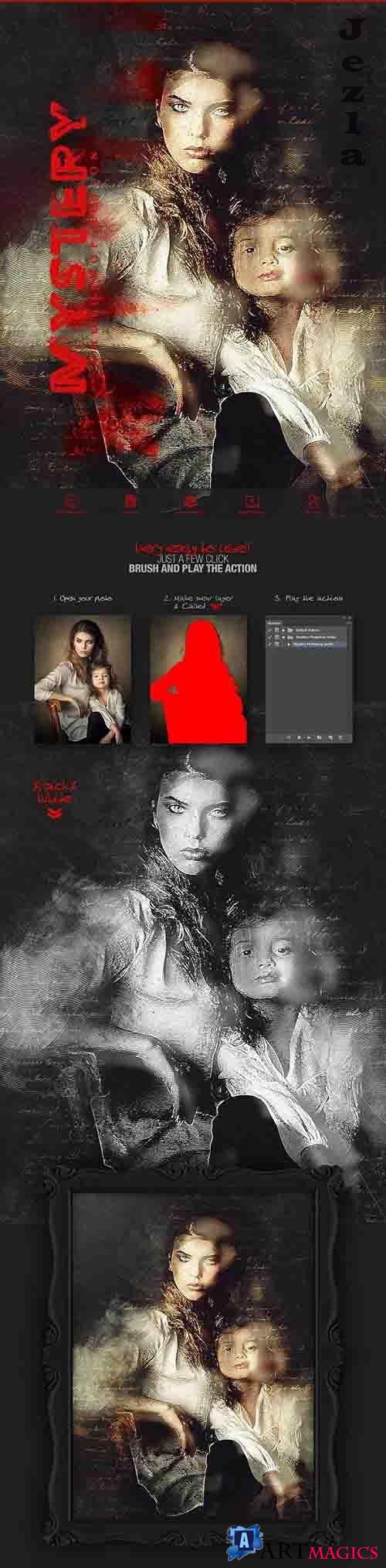 Mystery Photoshop Action - 32309560