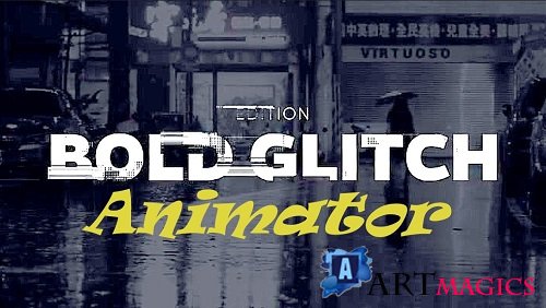 Titles Animator - Bold Glitch 271664 - Premiere Pro Templates
