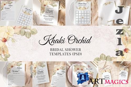 Boho Bridal Shower Templates Cards Floral Invitation Suit - 1434876