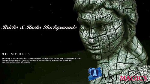 24 - Bricks & Rocks Backgrounds 945355 - Project for After Effects