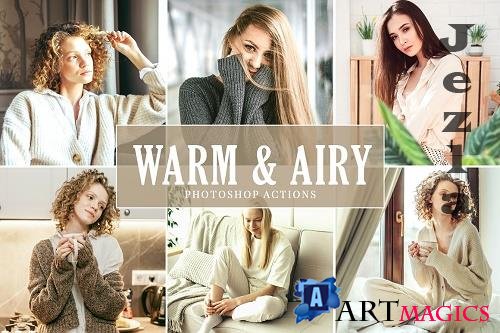 Warm & Airy Photoshop Actions - 6264612