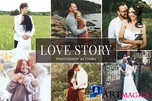 Love Story Photoshop Actions - 6264470