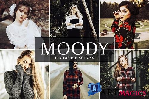 Moody Photoshop Actions - 6264491