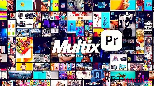 Multix - Transitions  Grids  Overlays  Wipes - Premiere Pro Templates