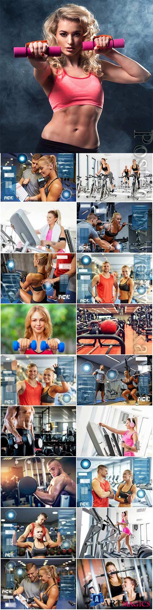 People and sport concept stock photo
