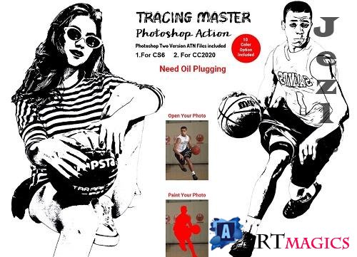 Tracing Master Photoshop Action - 6131622