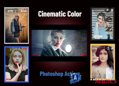 Cinematic Color Photoshop Action - 4514200