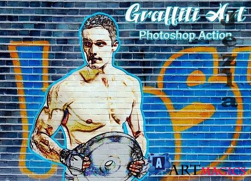 Graffiti Art Photoshop Action - 4751742