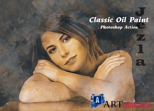 Classic Oil Paint Photoshop Action - 5085001
