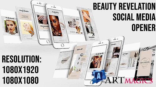 12 Beauty Revelation Social Media Opener 968991 - Project for After Effects