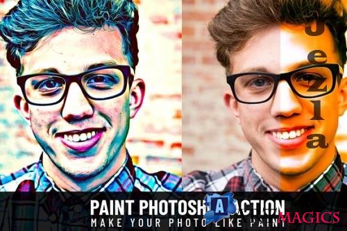 Paint Photoshop Action - 2473