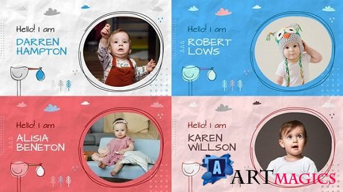 Videohive - Baby Album Slideshow 32377511 - Project for After Effects