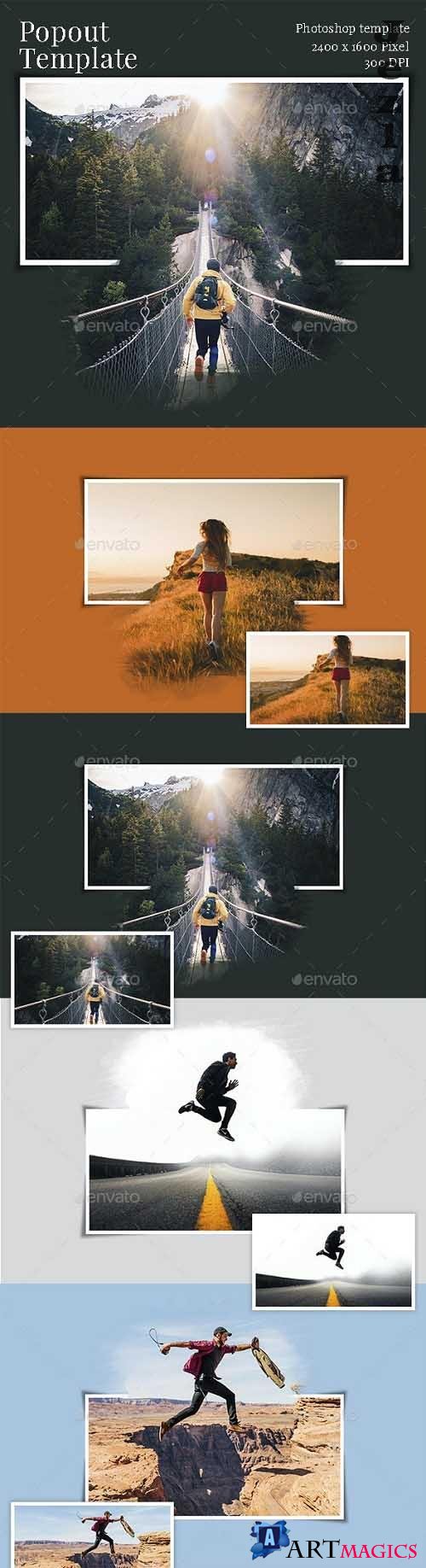 Popout Photo Template - 32807988