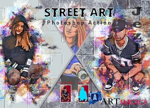 Street Art Photoshop Action - 6464321