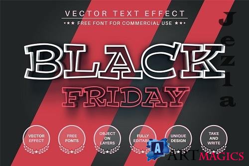 Black Friday - Editable Text Effect - 6470668