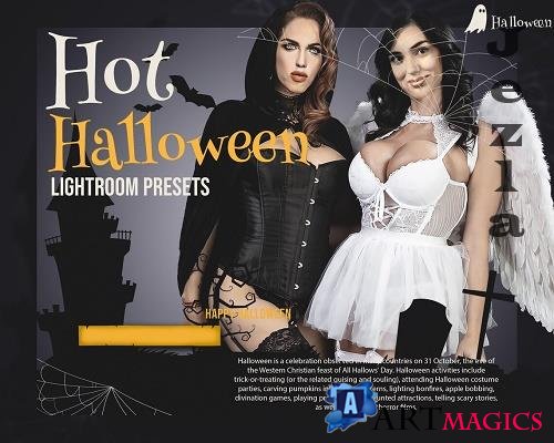 12 Hot Halloween Lightroom Presets, Sexy Moody Preset, Erotic Horror Desktop LR Filter - 1076224011