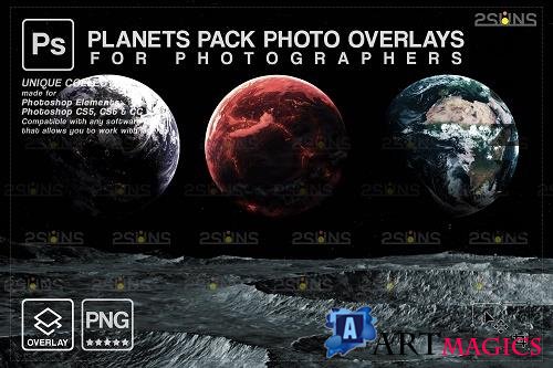 Planets Photoshop overlay png Space clipart, Night sky - 1447903