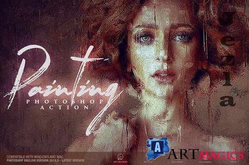 Painting Photoshop Action - 6399858