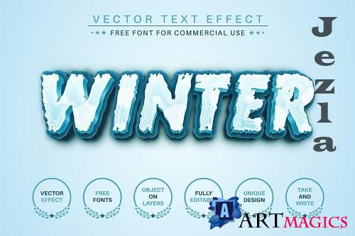 Winter - Editable Text Effect - 6500207