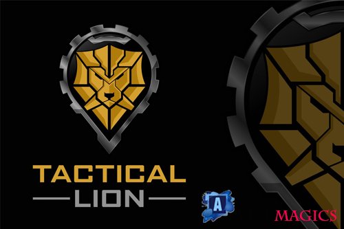 Tactical Lion Logo design templates