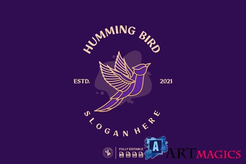HUMMING BIRD LOGO TEMPLATES