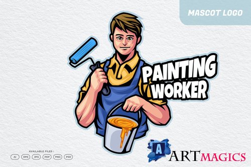 Painting Logo design template