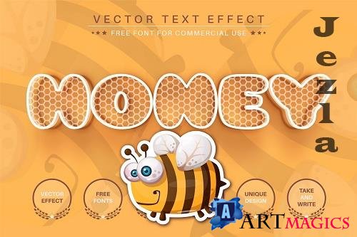 Honey - Editable Text Effect - 6507040
