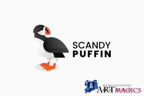 Puffin Gradient Logo