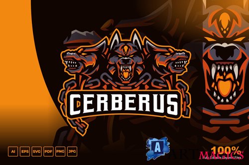 Cerberus Mascot Logo